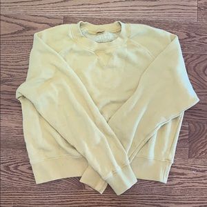Yellow crew neck